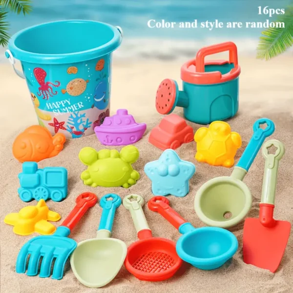 16pcs Kids Beach Toy Set