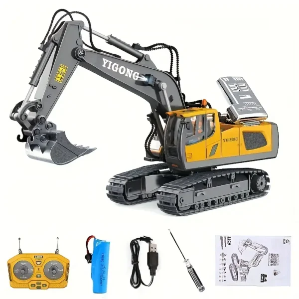 YIGONG Remote Control Excavator Toy