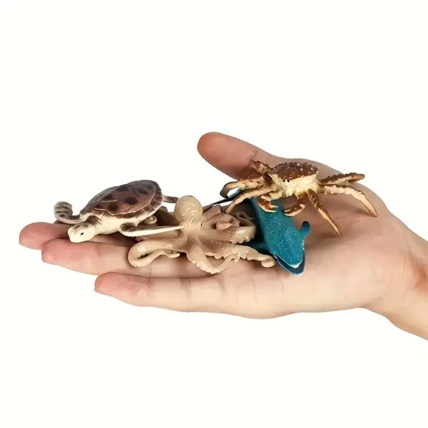 24pcs OceanBreeze Mini Marine Animal Figurine Set