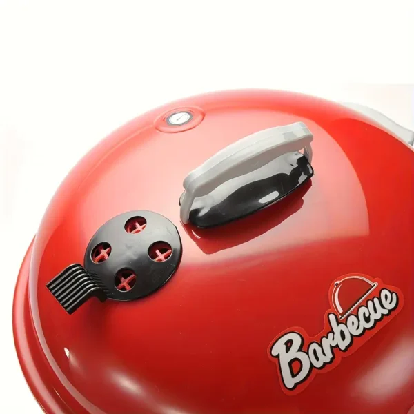Kids' BBQ Grill Playset with Rotating Casters
